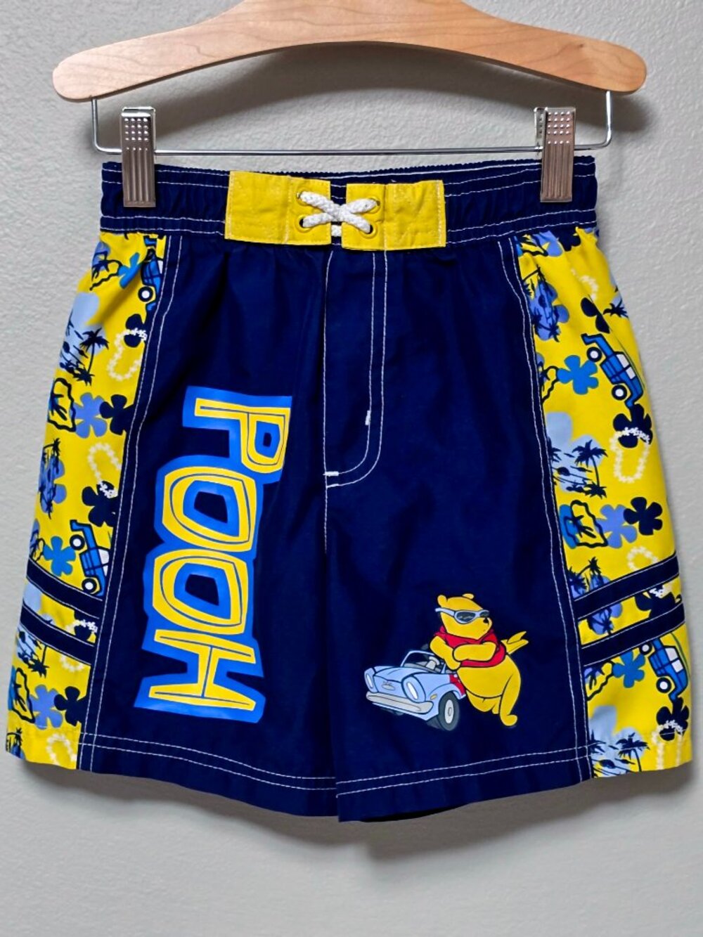 Y2K The Wonderful World Of Disney Winnie the Pooh Swim Trunks Shorts Boys 4T